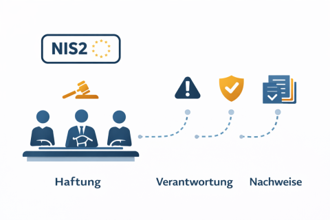 NIS2 & Geschäftsleitung: Haftung verstehen, Verantwortung organisieren, Nachweise liefern