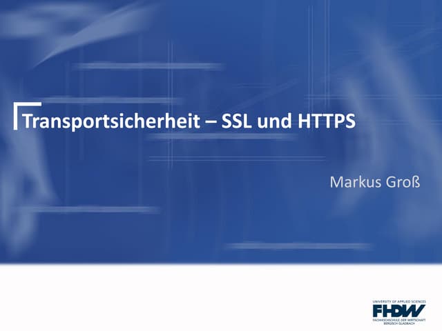 SSL und HTTPS